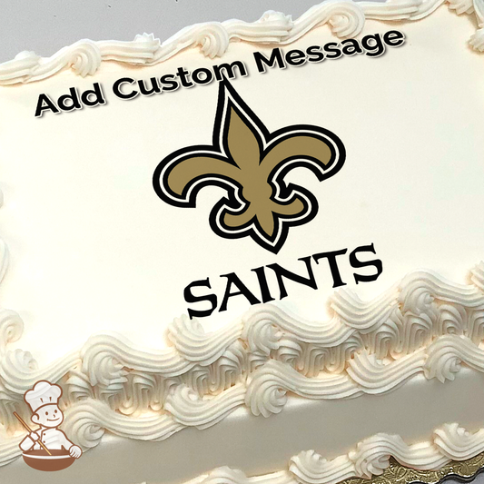 NFL New Orleans Saints Photo Cake