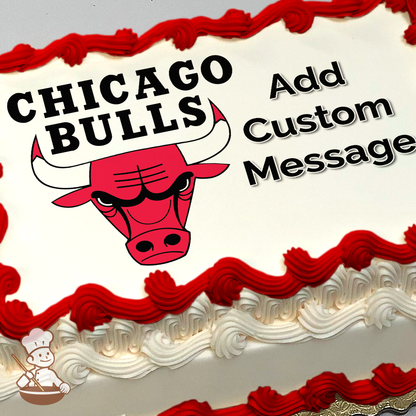 NBA Chicago Bulls Photo Cake