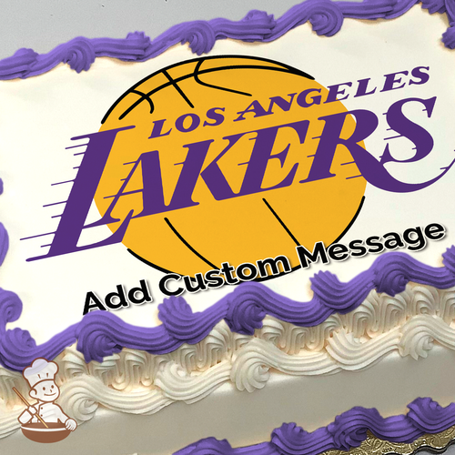 NBA Los Angeles Lakers Photo Cake