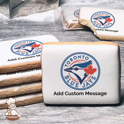 MLB Toronto Blue Jays Custom Message Cookies (Rectangle)