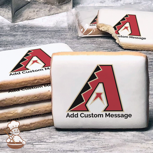 MLB Arizona Diamondbacks Custom Message Cookies (Rectangle)