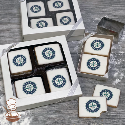 MLB Seattle Mariners Cookie Gift Box (Rectangle)