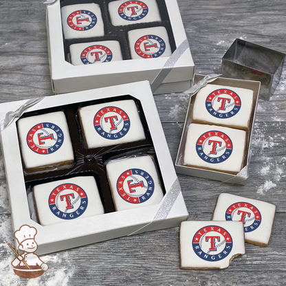 MLB Texas Rangers Cookie Gift Box (Rectangle)