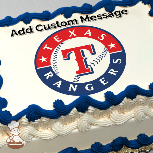 MLB Texas Rangers Photo Cake