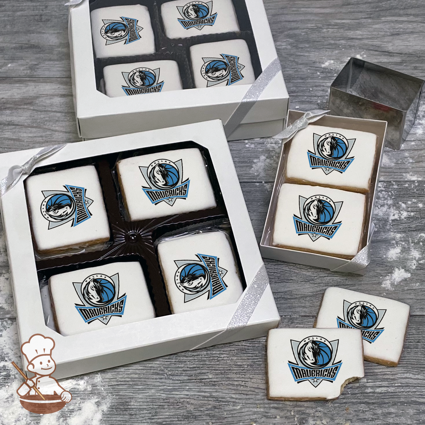NBA Dallas Mavericks Cookie Gift Box (Rectangle)