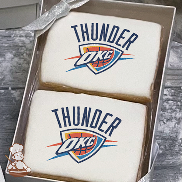 NBA Oklahoma City Thunder Cookie Gift Box (Rectangle)