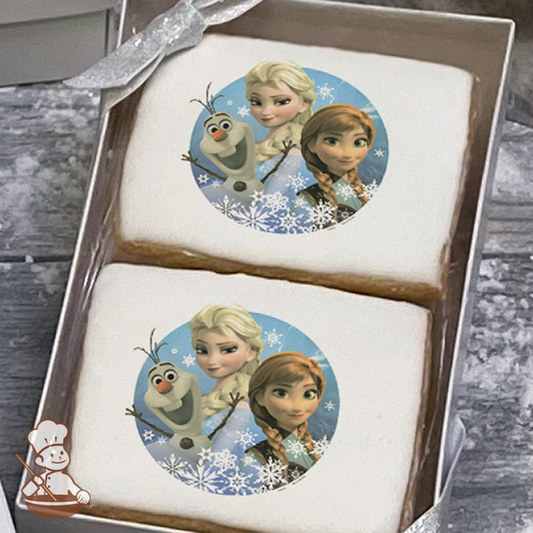 Frozen Olaf Elsa and Anna Cookie Gift Box (Rectangle)