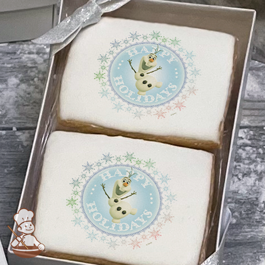 Frozen Olaf Happy Holidays Cookie Gift Box (Rectangle)