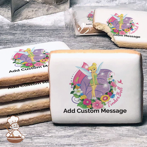 Disney Fairies Pixie Petals Custom Message Cookies (Rectangle)