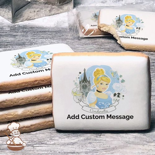 Cinderella Full of Dreams Custom Message Cookies (Rectangle)