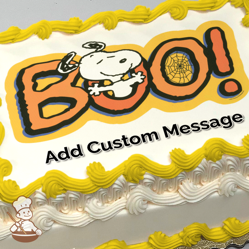 Peanuts Boo Photo Cake & Freedom Bakery – Watsonville & Monterey