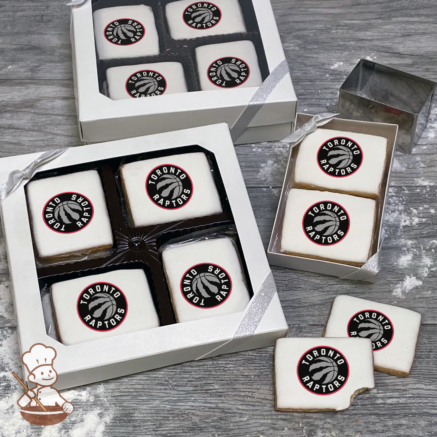 NBA Toronto Raptors Cookie Gift Box (Rectangle)