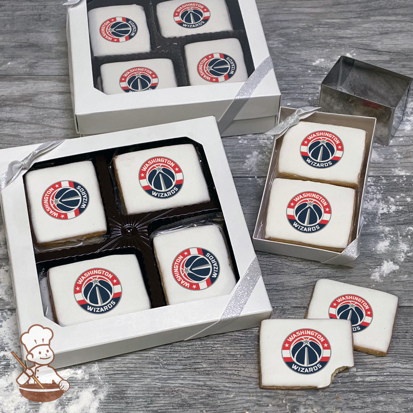 NBA Washington Wizards Cookie Gift Box (Rectangle)