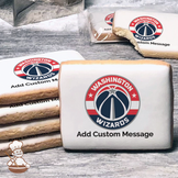 NBA Washington Wizards Custom Message Cookies (Rectangle)