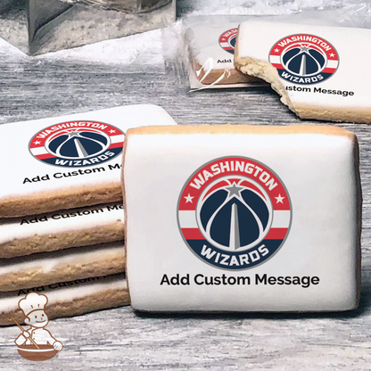 NBA Washington Wizards Custom Message Cookies (Rectangle)