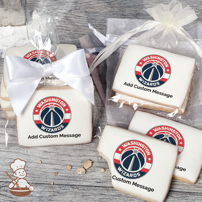 NBA Washington Wizards Custom Message Cookies (Rectangle)