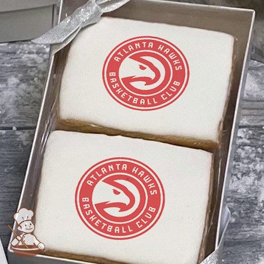 NBA Atlanta Hawks Cookie Gift Box (Rectangle)