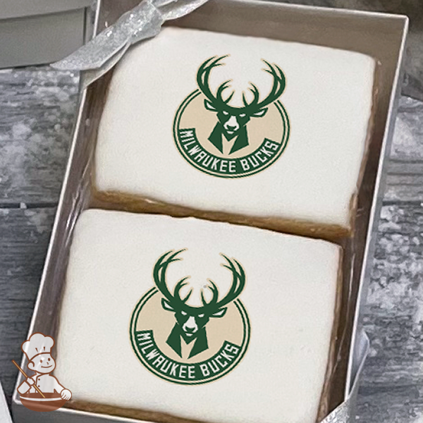 NBA Milwaukee Bucks Cookie Gift Box (Rectangle)