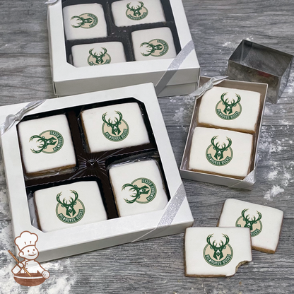 NBA Milwaukee Bucks Cookie Gift Box (Rectangle)