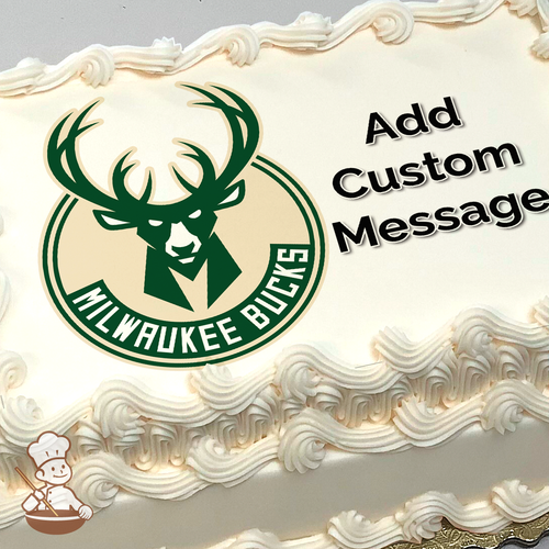 NBA Milwaukee Bucks Photo Cake