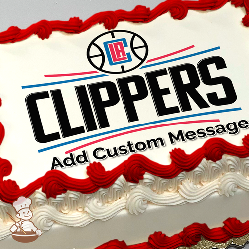 NBA Los Angeles Clippers Photo Cake