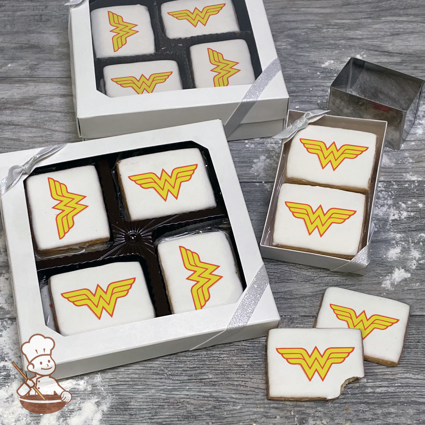 Wonder Woman Cookie Gift Box (Rectangle)