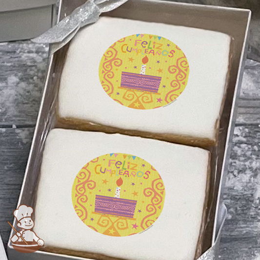 Cumpleanos 2 Layer Cookie Gift Box (Rectangle)