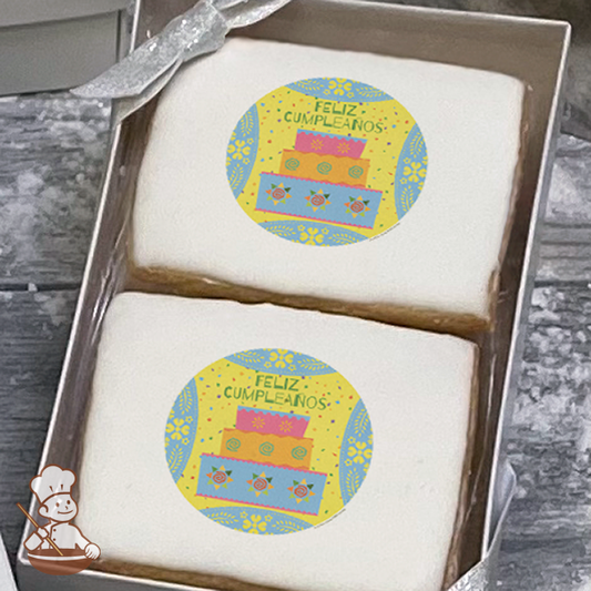 Cumpleanos 3 Layer Cookie Gift Box (Rectangle)