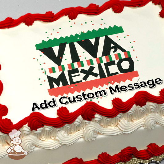 Viva Mexico Photo Cake