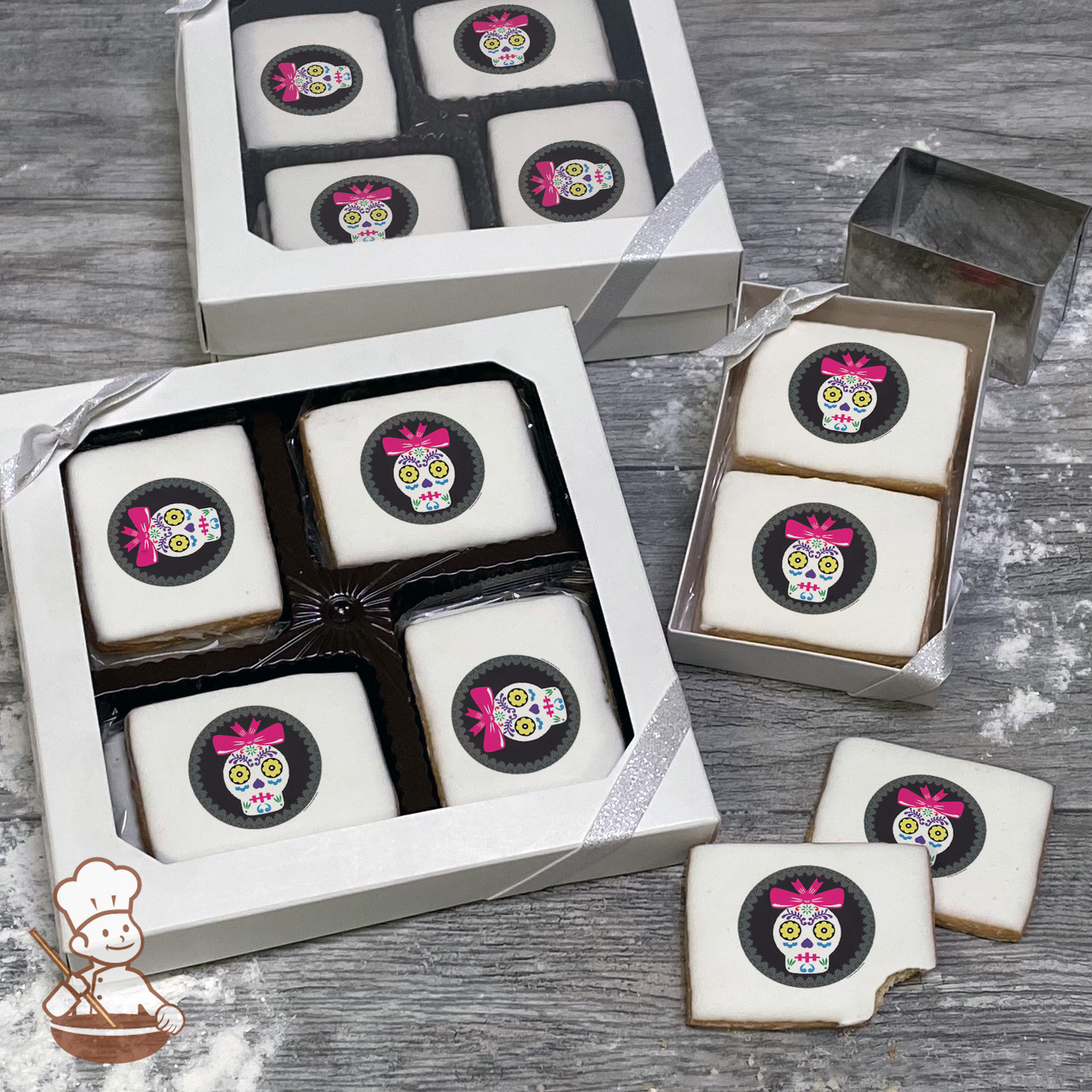 Dia De Los Muertos 2 Cookie Gift Box (Rectangle)