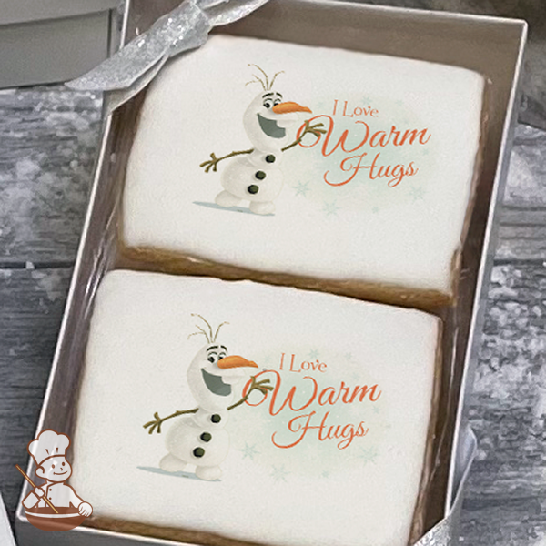 Frozen Olaf I Love Warm Hugs Cookie Gift Box (Rectangle)