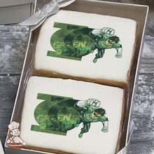 Load image into Gallery viewer, Justice League Green Lanterns Light Cookie Gift Box (Rectangle)