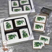 Load image into Gallery viewer, Justice League Green Lanterns Light Cookie Gift Box (Rectangle)