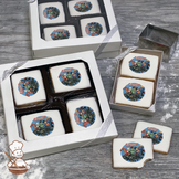 Justice League Cry For Justice Cookie Gift Box (Rectangle)