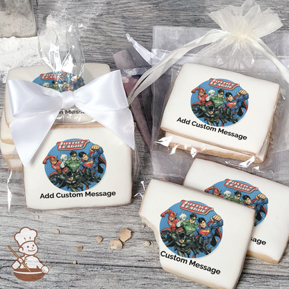 Justice League Cry For Justice Custom Message Cookies (Rectangle)