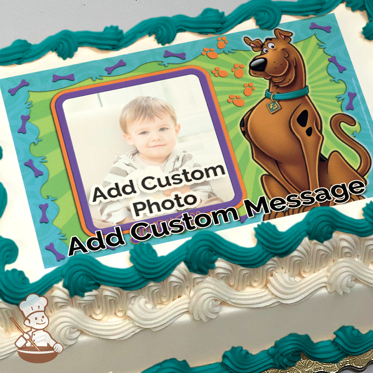 Scooby Doo And You Custom Photo Cake