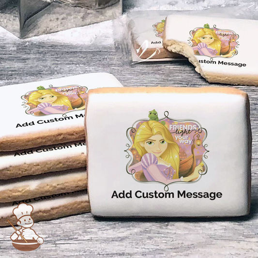 Disney Princess Rapunzel Dream Big Custom Message Cookies (Rectangle)