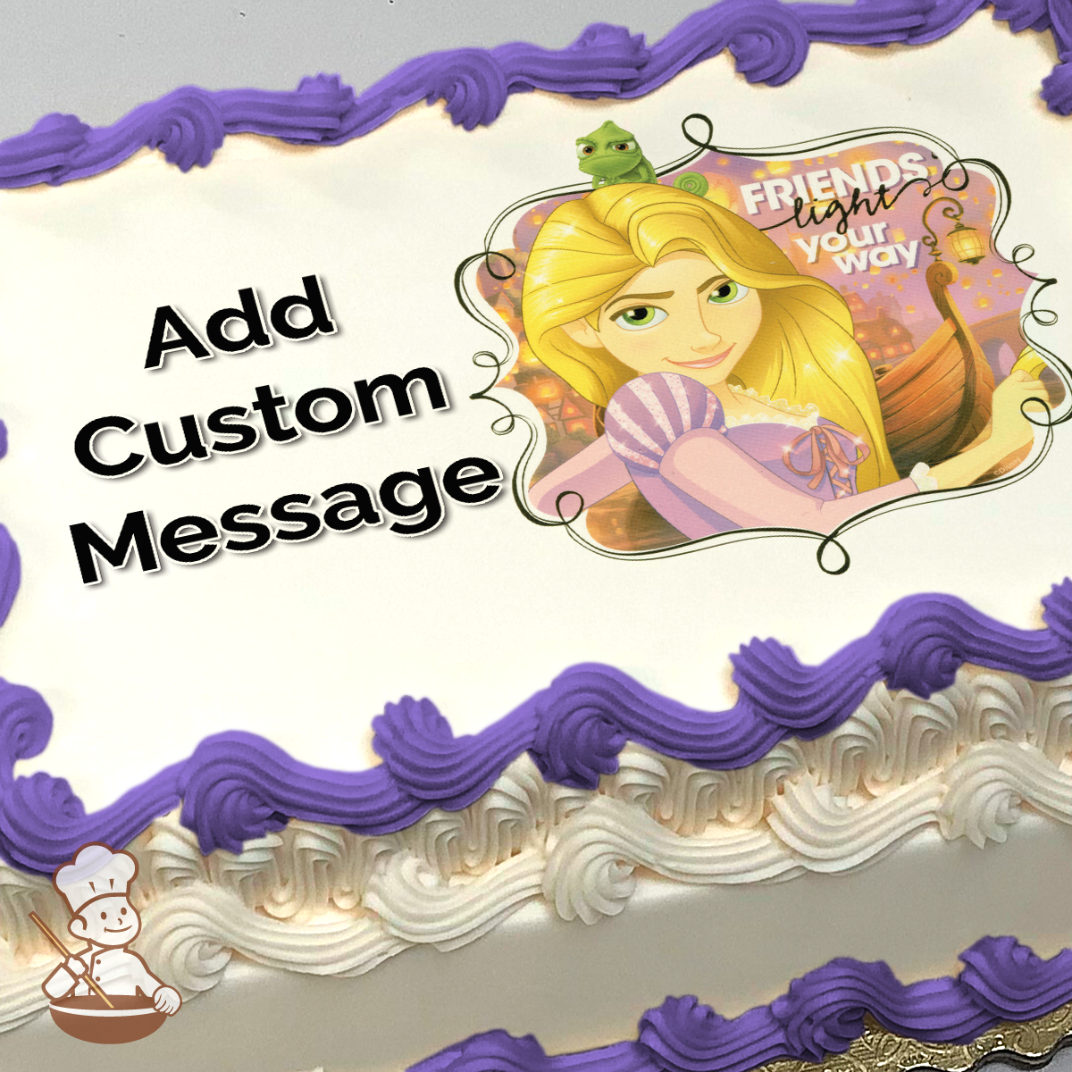 Disney Princess Rapunzel Dream Big Photo Cake