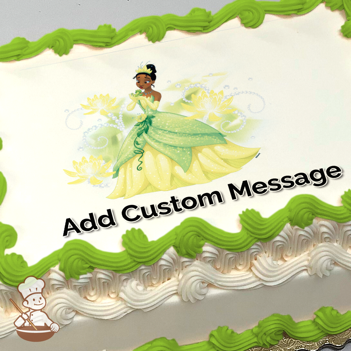 Princess and The Frog Sparkle and Shine Photo Cake