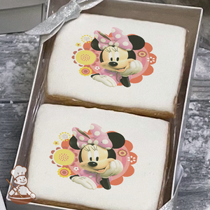 Minnie Dots and Daisies Cookie Gift Box (Rectangle)
