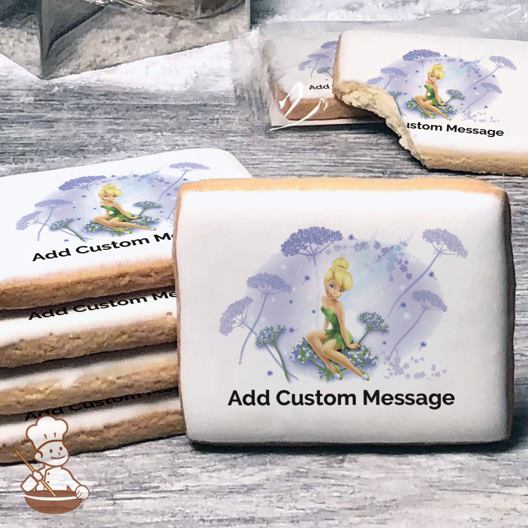 Disney Fairies I Believe in Fairies Custom Message Cookies (Rectangle)