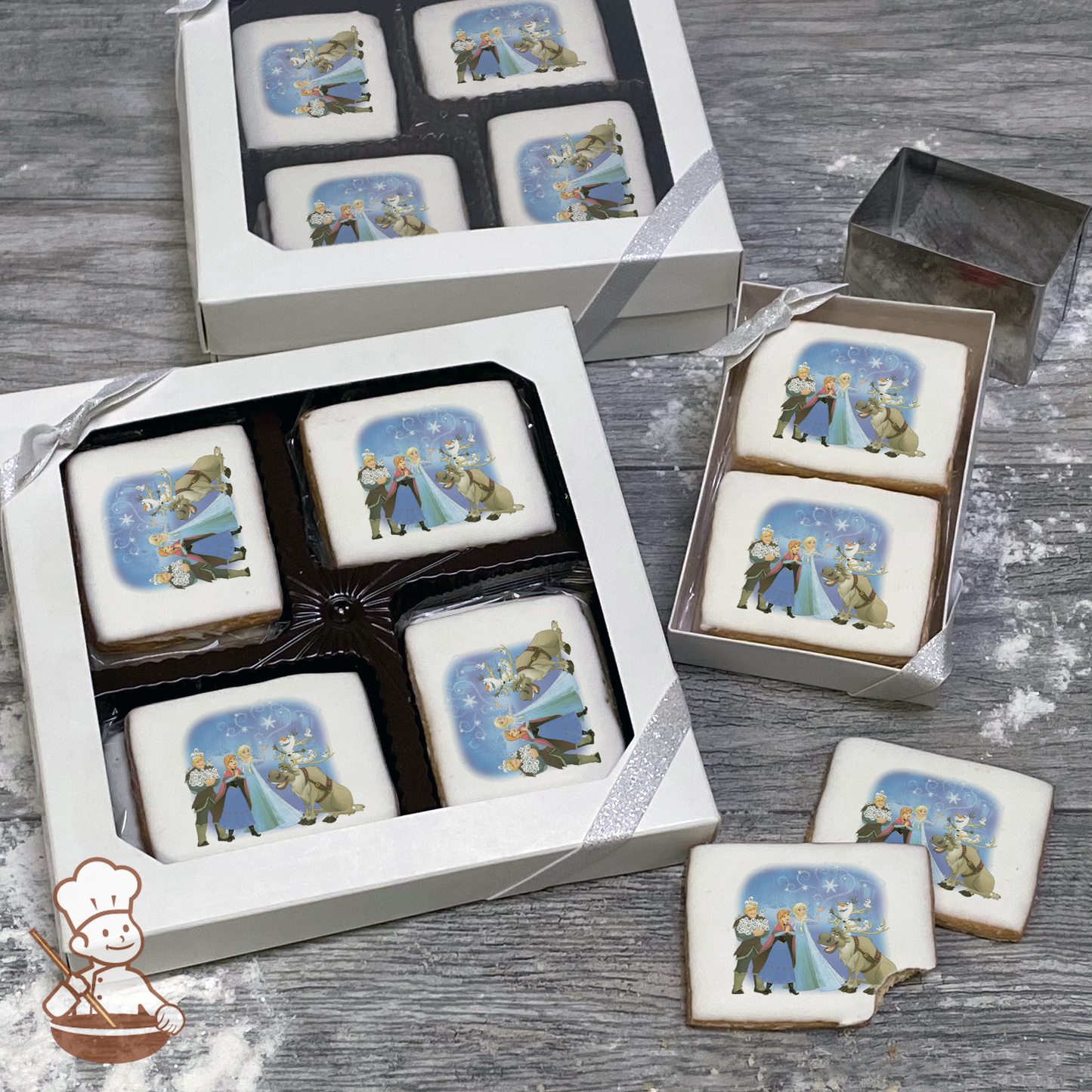 Frozen Northern Lights Cookie Gift Box (Rectangle)