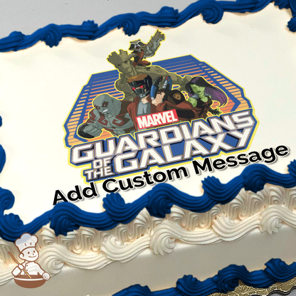 Marvels Guardians of the Galaxy Rag Tag Photo Cake