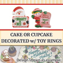 Load image into Gallery viewer, Santa And Elf Rings (free design)