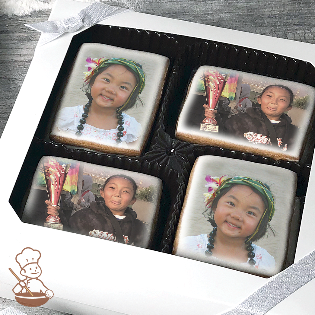 Rectangular Cookie Box Rectangle Custom Photo Cookie Gift Box – Watsonville & Monterey