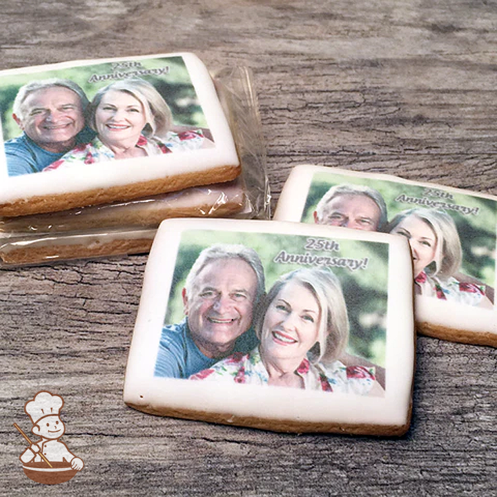 Rectangle Custom Photo Cookies