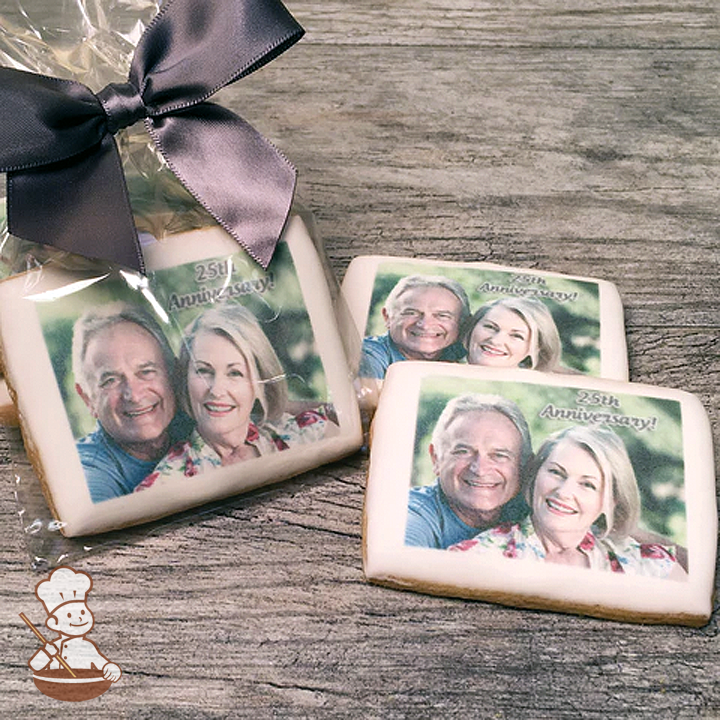 Rectangle Custom Photo Cookies