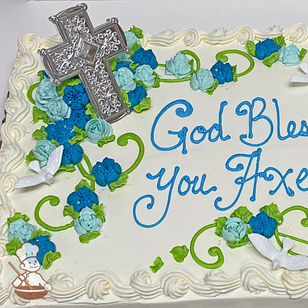 Silver top cross toys